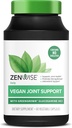 Zenwise Health Certified Vegan Joint Support - Glucosamin HCl, gurkemeje, og Boswellia Extract - Understøtter Bone Health + Joints- Magnesium & Vitamin D (D3 som Cholecalciferol) - 60 kapsler