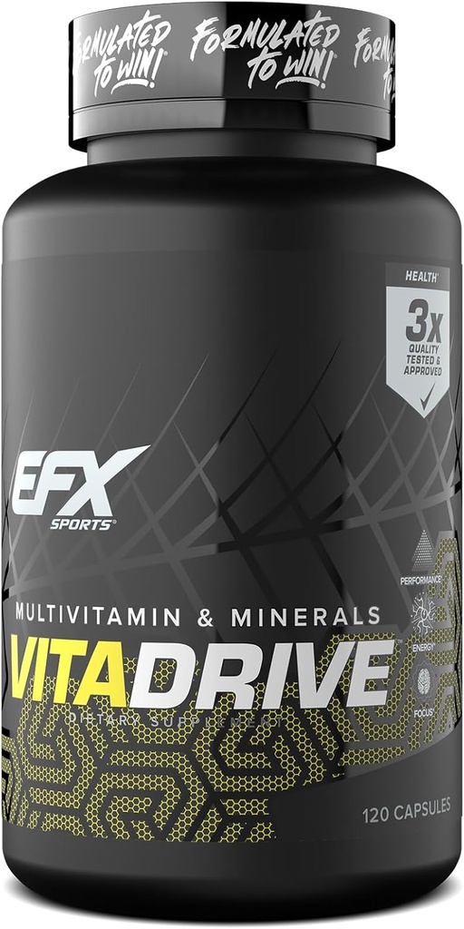 EFX Sports Vita Drive Note 124; Multivitamin Formuleret til atleter