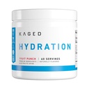 Kaged Electrolytes, Muscle Hydra-Charge Premium Electrolyte Powder, Hydration Electrolyte Powder, Pre Workout, Post Workout, Intra Workout, Fruit Punch, 60 Servings