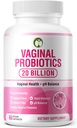 Vaginal Probiotika til kvinders sundhed 20 Millioner CFU = 124; PH Balance & Vaginigal Odor Support 60 Kapsler = 124; Scientific Formulated Multi Strain Probiotic Blend med Prebiotika (Vaginal Probiotika)