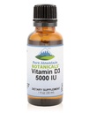 Pure Mountain Botanicals Liquid Vitamin D Drops - Unflavored Kosher D3 Liquid Drops i MCT Oil - 5000IE per Serving - 1oz Flaske