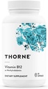 THORNE - B12-vitamin - som Methylcobalamin - understøtter hjerte & nerve sundhed, blodcelle funktion, sund søvn og metylering * - Gluten, Dairy & Soy- Free - 60 Servere