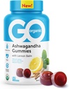 GO ORGANIC Stress Relief Ashwagandha Supplement Gummies