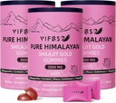 Shilajit Gummies, 3000 Mg Shilajit Pure Himalayan Organic med Ashwagandha, Turmerisk Sugar- Gratis Gummies for mænd og kvinder, Shilajit Supplement, Non- GMO Nature Shilajit for Energy, 180 Gummies