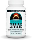 Kilde Naturals DMAE, Dimethylaminoethanol Bitartrat - Understøtter Mental Koncentration - 200 Tabletter