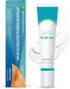 Aroamas Scar Advanced Scar Gel - Medical- Grade Silicone Scar Gel for Kirurgiske Scars, for Face, Scar gel med silikone til Keloider, C- sektion, kosmetik procedurer, Burns, skader - 45g