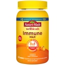 Nature Made Wellblends ImmuneMAX Gummies, C-vitamin 1000mg + Zink, Selen, & D-vitamin 3 5000 IE, immunsupporttilskud, 42 Gummies