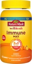 Nature Made Wellblends ImmuneMAX Gummies, C-vitamin 1000mg + Zink, Selen, & D-vitamin 3 5000 IE, immunsupporttilskud, 42 Gummies