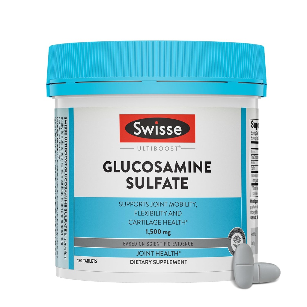 Swisse Glucosamin Sulfate Joint Support Supplement for Mobility and Flexibility Health