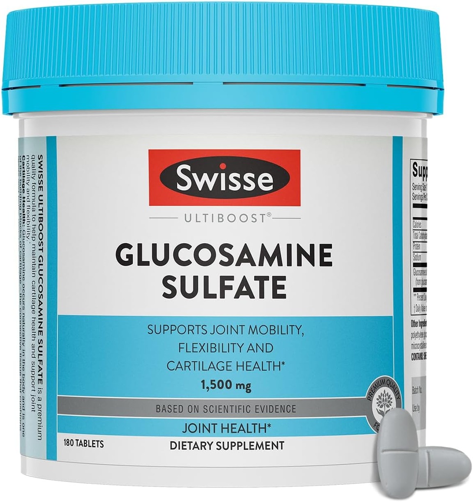 Swisse Glucosamin Sulfate Joint Support Supplement for Mobility and Flexibility Health
