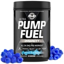 PMD Sports Pump Fuel Ultra Insanitet - Premium Pre Workout Powder & Muscle Pump, Greater Focus, Endurance & Recovery, Premium Creatin, Arginin & Beta Alanine - Arctic Blue Blast (30 Servere)