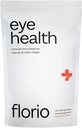 Florio Eye Health Gummy Vitaminer for voksne, 2X Lutein & Zeaxanthin, Vitaminer A, B2, B3, C & E, Preserve Macular & retinal sundhed, Fights Oxidation, 30- Day Supply, Natural Peach Flavor
