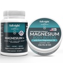 Ultimate Magnesium Sleep Bundle - Magnesium Glycinat 500 Mg Elemental og Magnesium Chlorid Body Butter