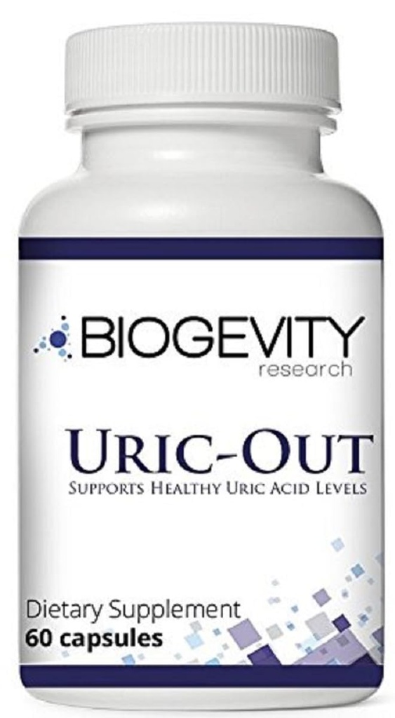 Uric- Out Ultimate Uric Acid Support - 11 kraftfulde ekstrakter - Selleri frø, Tart Cherry Koncentrat, Chanca Piedra - Uric Acid Cleanse 60 Caps