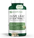 Nature 's Push Super Potent Olive Leaf 8: 1 Extract 20% Oleuropein 750mg Capsule Immunsystem, Hud og Heart Health Support Vegan Non- GMO USA cGMP Gluten Free Antioxidants 60 Capsules 2 Month Supply