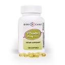 GeriCare High- potens E-vitamin kapsler - 100 IE for hud og immunforsvar, 45 mg 1 125; 100 greve 1 125; Økologisk E-vitamin til kvinder og mænd