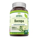 Herbal Secrets Bacopa Powder 500 Mg 90 Veggie kapsler Supplement 124; Non- GMO Note 124; Gluten Free