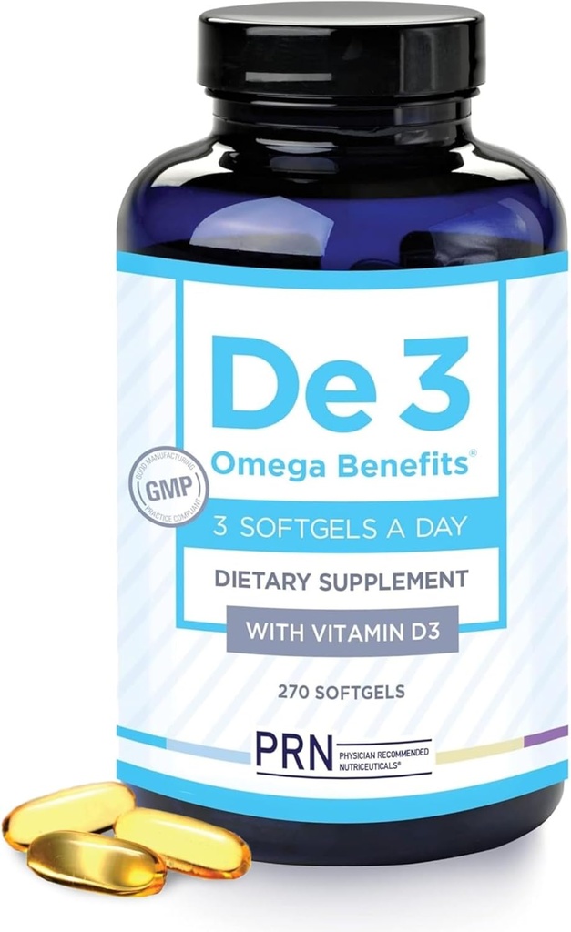 De3 Dry Eye Ultra Pure rTG Omega 3 - Støtte til tørre øjne - 2240mg EPA & DHA - Ny & forbedret-Burpless-3 per dag Servering, 3-måned Supply