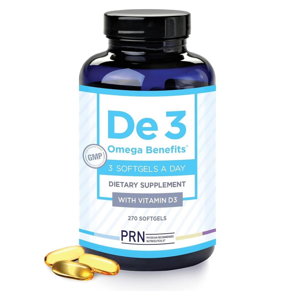 De3 Dry Eye Ultra Pure rTG Omega 3 - Støtte til tørre øjne - 2240mg EPA & DHA - Ny & forbedret-Burpless-3 per dag Servering, 3-måned Supply