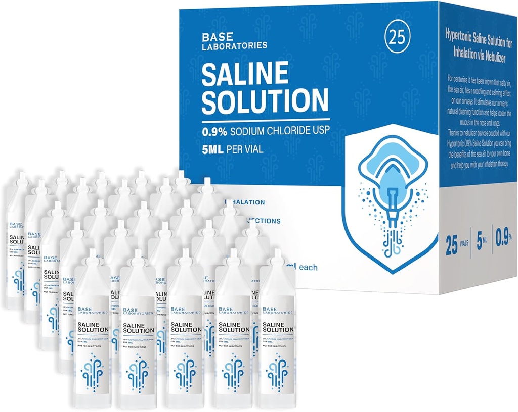 BASELABORATORIER 0, 9% saltvandsopløsning til nebulizer- maskine