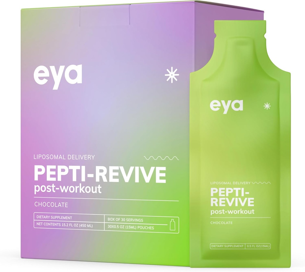 Liposomal supplement til post- workout Rutine, hjælper med at øge muskel protein, Minimeret inflation, Boost energi til mænd og kvinder (chokolade flavour - Box med 30 Sachets x 15 ml)