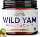 ANGELYCIA Wild Yam Cream for Hormon Balance Budding124; Hormon Balance for Kvinder Budding- 124; Estrogen Cream Budding- 124; 100% Pure Organic Budding- 124; Organic for PMS Budding- 124; Perimenopause & Menopause Support