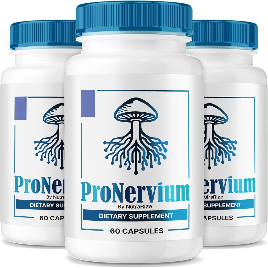 (3 Pack) ProNervium - ProNervium Advanced Nerve Health Supplement, ProNervium Nerve Support Dietary Pills, All- Natural Formel for Dynamic Lifestyle, Pro Nervium Pastillas Anmeldelser (180 kapsler)