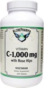C- 1000mg (ascorbinsyre) med 50 mg Rose HIPS - Soja Corn Gluten Free (250 tabletter)