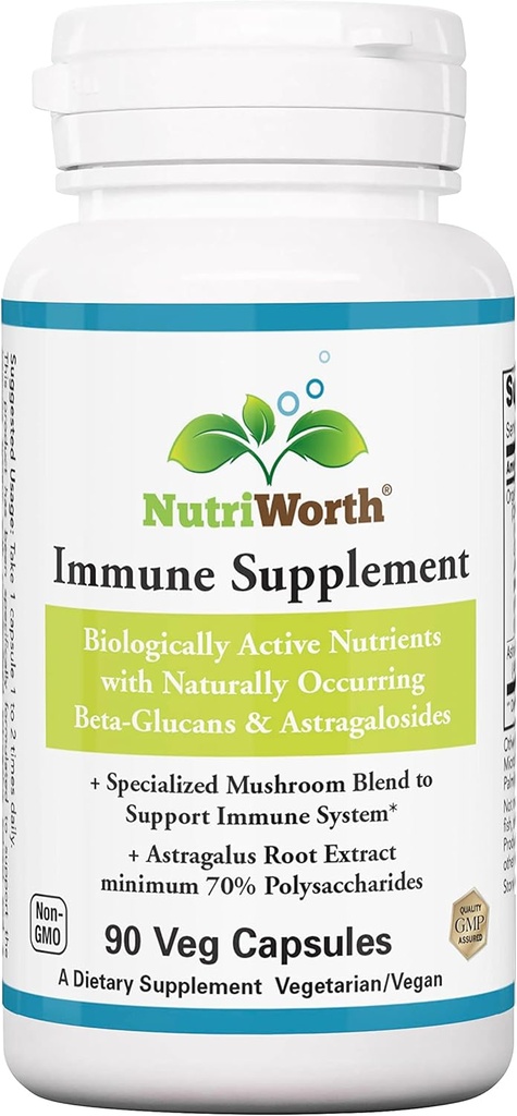 Immunsupplement 90 Veg kapsler - Økologisk champignon blend
