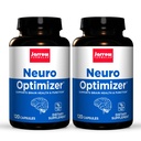 Jarrow Formulas Neuro Optimizer - 120 kapsler, pakke med 2 - Hjerne Sundhed & Antioxidant Support - Inkluderer 7 Neuro Nutrients - Gluten Free - 60 Total Servering