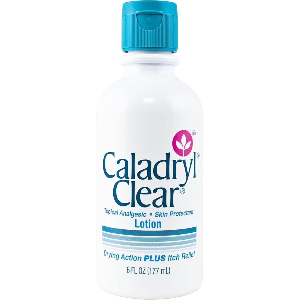 Caladryl clear skin protectant lotion - 6 OZ, pakning med 3