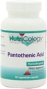 Nutricology Pantothenic Acid - Vitamin B5 for Men & Women, Calcium, 500mg Supplement, Pure, Organic, Vegetarian Capsules - 90 Count