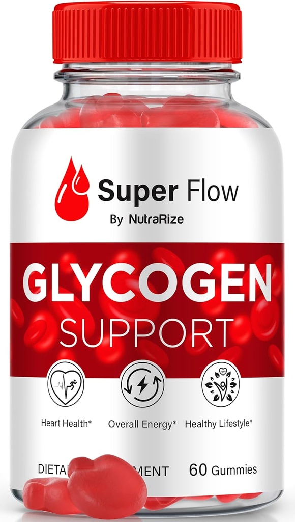 NutraRize Super Flow Glycogen, SuperFlow Glycogen Support Gummies, Super Flow Glyco Optimizer, Officiel SuperFlow Glyco Optimizer Gummy, Super Flow Detox Cleanse, Super Flow Glycol (60 Gummies)