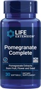 Life Extension Pomegranate Complete, Fruit Extract, Flower, Seed Oil Extract, Cardiovaskulær Sundhed, antioxidant Support, superfood supplement, Gluten Free, Non- GMO, 30 bløddele