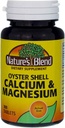 Naturens Blend Oyster Shell Calcium & Magnesium 100 Tabs (079854500233- 1a)