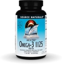 Source Naturals Arctic Pure Omega-3 Fish Oil, maksimal styrke EPA / DHA for hjerte, fælles, hjerne og immunitet - 1125mg - 60 Softgels