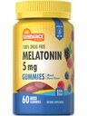 Sundance Melatonin Gummies 5mg | 60 Count | Mixed Berry Flavor | Vegan, Non-GMO & Gluten Free Supplement for Adults