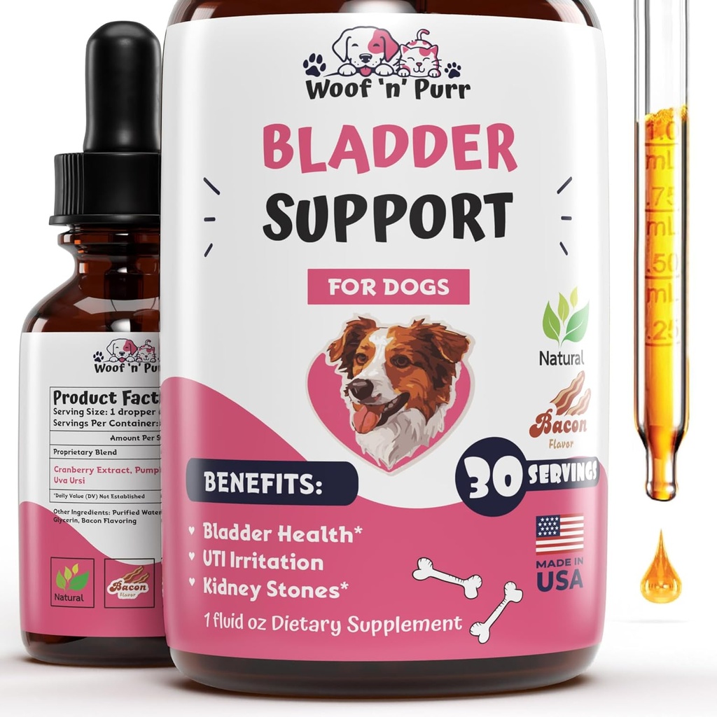 Blogen kontrol for hunde, 124; hund Blogen supplement - understøtter sund Nyre & Urinary Tract - hund UTI Behandling - hund Blogen kontrol - Blogen støtte til hunde - hund UTI supplement - 1oz