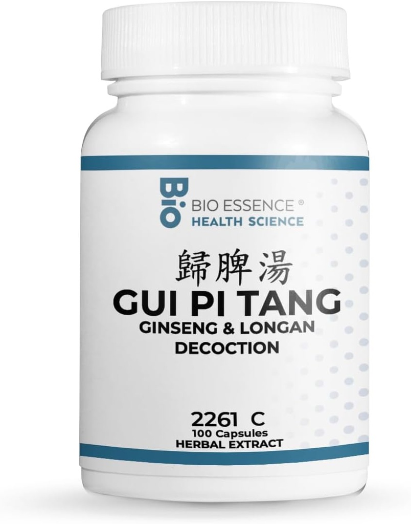 2261C GUI Pi Tang / Ginseng & Longan Decction 100 kapsler / flaske (2 flasker)