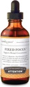 Herbalogic - Fast Focus Liquid Herb Drops - Non-Addicting Support for Øget opmærksomhed, Koncentration & Fokus - Indeholder hvid te, en naturligt afbalanceret kilde til L- Theanine & Koffein - 4 Fl. Oz.