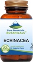 Pure Mountain Botanicals Echinacea Kapsler Supplement - Kosher Vegan Caps med 420mg Økologisk Echinacea Root