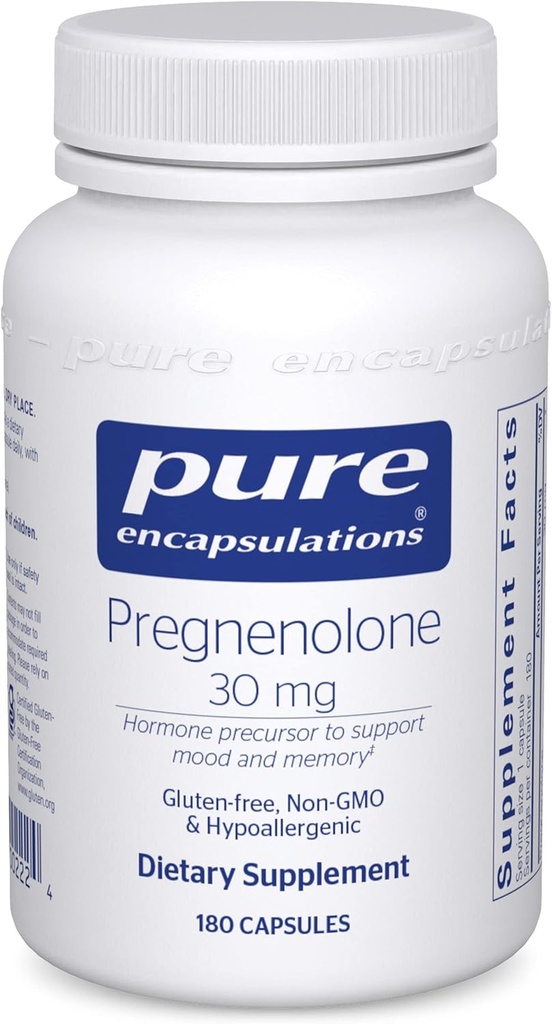 Rene indkapslinger Graphenolon - 30 mg - Hormonstøtte - Hukommelse Support & Brain Supplement - Gluten Free & Vegan - 180 Kapsler