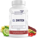 CL Switch - Heart Wellness Supplement - Understøtter sunde Cholesterolniveauer og blodtryk allerede i normalområdet * - med Citrus Bergamot, Berberine, Rød Gær Rice - 60 kapsler