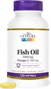 21. Century Fish Oil 1000 mg Softgels, 120 Count