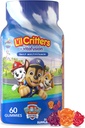 L’il Critters Paw Patrol Gummy Vites Daily Gummy Multivitamin for Kids, Vitamin C, D3 for Immune Support Cherry, Orange and Blueberry Flavors, 60 Gummies