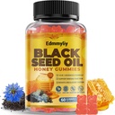Black Seed Oil & Honey Gummies - Black Seed Oil 500mg med Biotin, Ashwagandha Extract, Gurkemeje Extract, C-vitamin & B6 - understøtter immunforsvar og fordøjelse