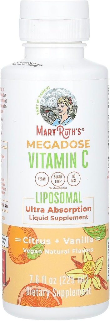 Mary Ruth'S Megadose Liposomal Vitamin C, 7.6 Fz