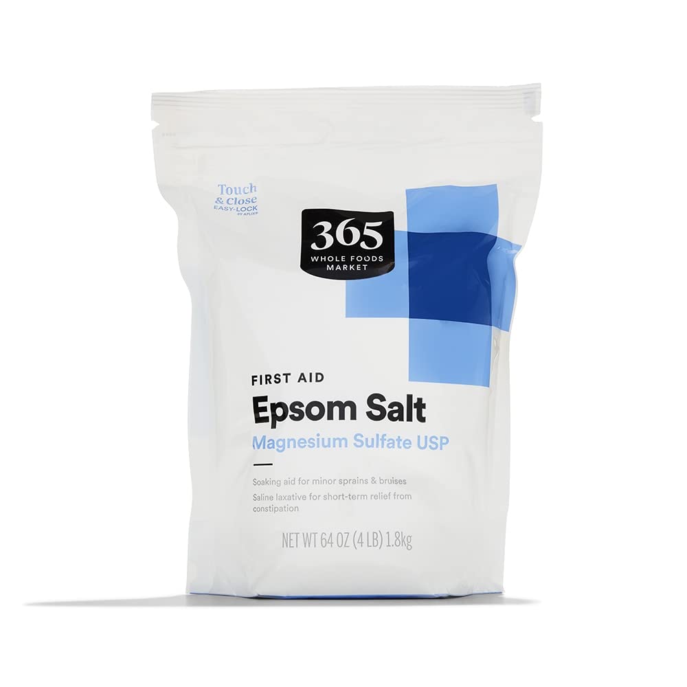365 af Whole Foods Market, Førstehjælp Epsom Salt, Magnesium Sulfate USP, 64 Ounce