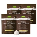 Igennus Advanced Vegan Vanilla Collagen Peptide Powder, Enhanced with Glycine, Proline & Hydroxyproline & Cofactor Vitamin C, Non GMO, Vegetarian Plant Based Collagen Powder Booster, 140 Servings