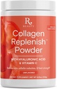 Reserveage Beauty Collagen Replenish Powder - No- Taste Collagen til strålende hud & hårvækst - blander nemt i flydende eller smoothie - 8.25 oz